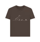 Chocolate Printed T-shirt Front