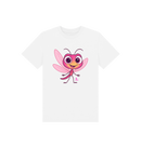 White Printed Kids T-Shirt