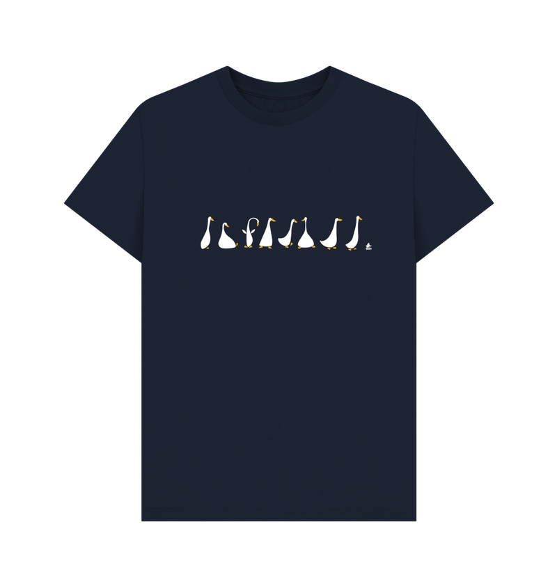 Navy Blue Printed T-shirt
