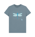 Stone Blue Printed T-shirt