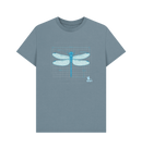 Stone Blue Printed T-shirt