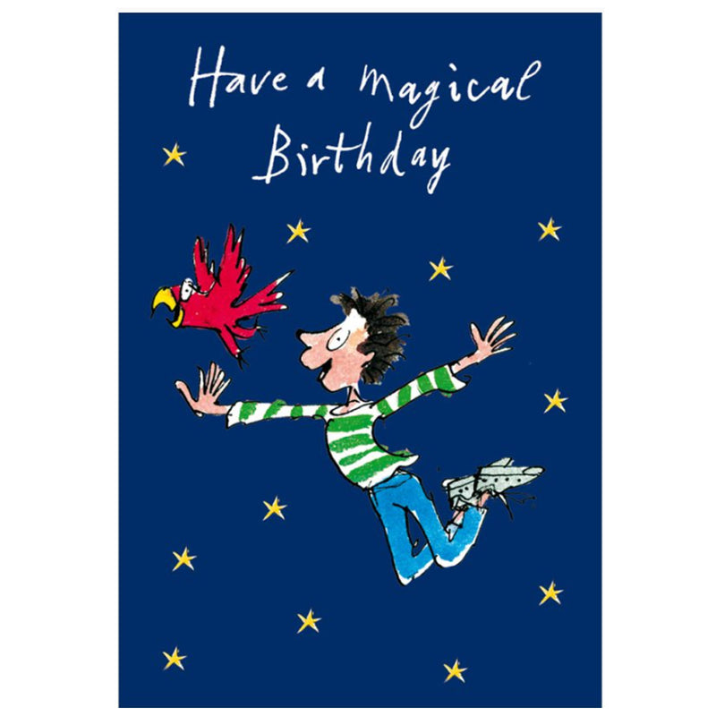 Quentin Blake - Flying High Birthday Card