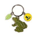 WWT metal frog keyring