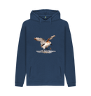 Navy Printed Hoody Front