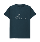 Denim Blue Printed T-shirt