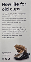 Circular&Co. reusable coffee cup - made from paper cups 12oz