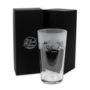 Dragonflies beer pint glass