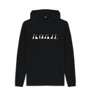 Black Printed Hoody Front