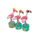 Wooden Flapping Flamingo Push-Up Toy