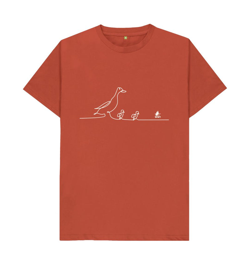 Rust Men's Ducks t-shirt