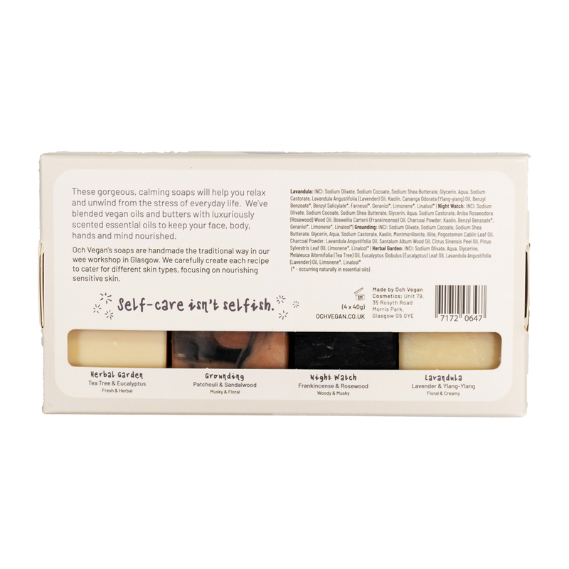 Och Vegan Relaxing soaps gift box