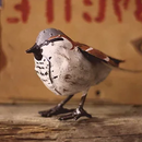 Chi Africa Recycled Metal Sparrow Garden Sculpture