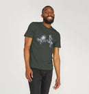 Men's Red Crested Crane t-shirt