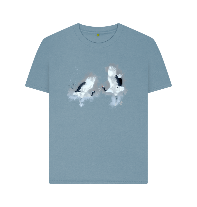 Stone Blue Printed T-shirt