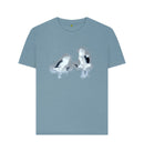 Stone Blue Women's Red Crested Crane t-shirt