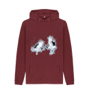 Red Wine Printed Hoody Front
