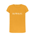Mustard Women's geese groupies t-shirt