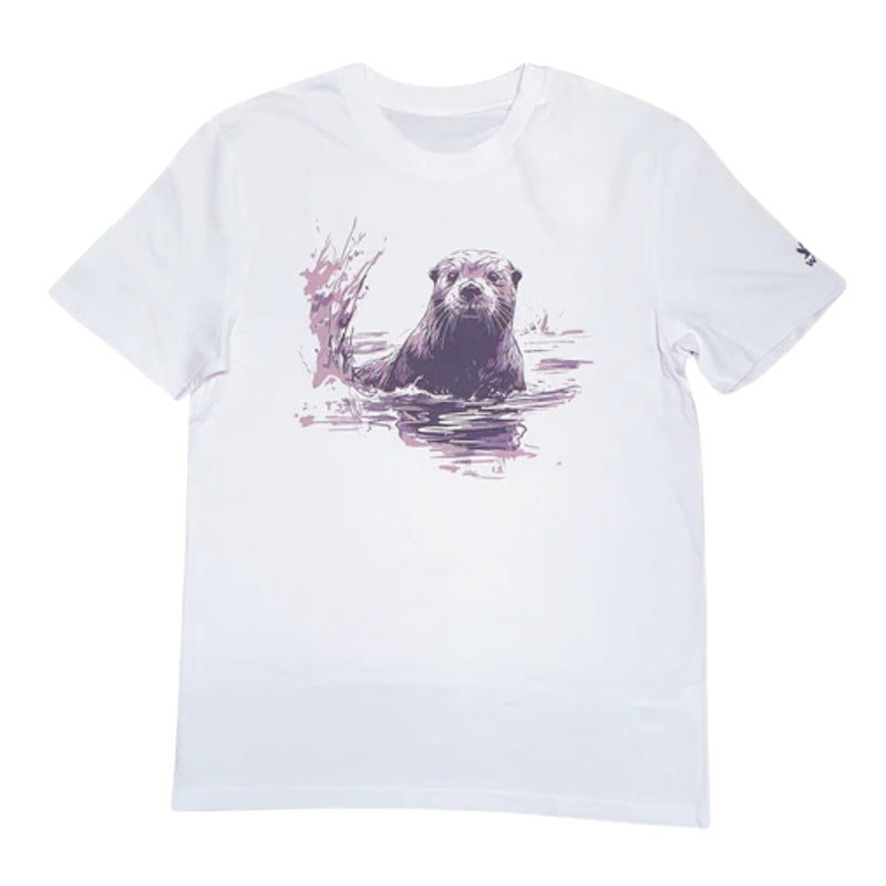 Adult Otter t-shirt - white