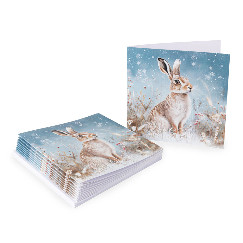 Winter Hare Christmas Cards