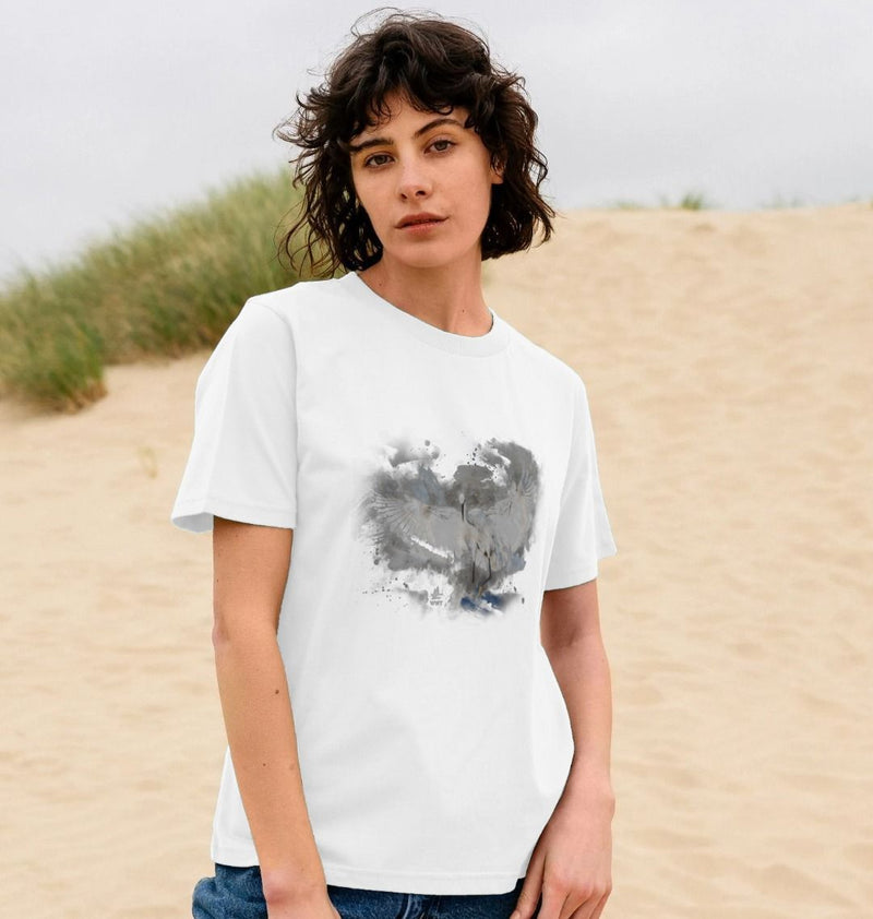Women's Egret t-shirt