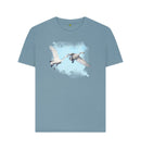 Stone Blue Women's Bewick's Swan t-shirt