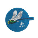 Embroidery bird patches