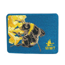 Embroidery bird patches