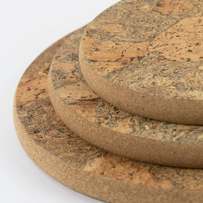 Round cork trivet