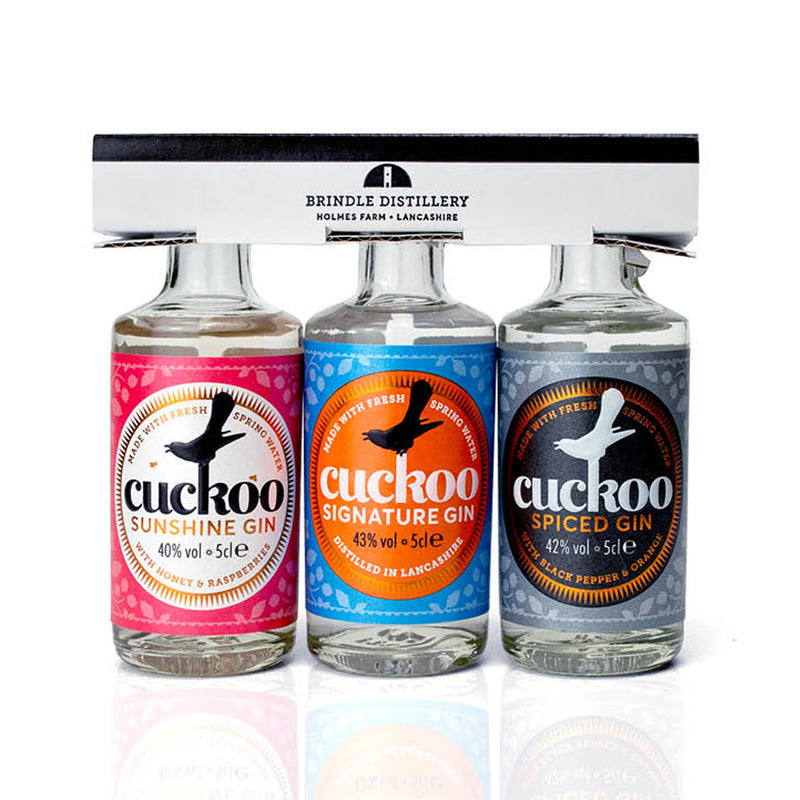 Cuckoo gin mini gift pack 3 x 5cl
