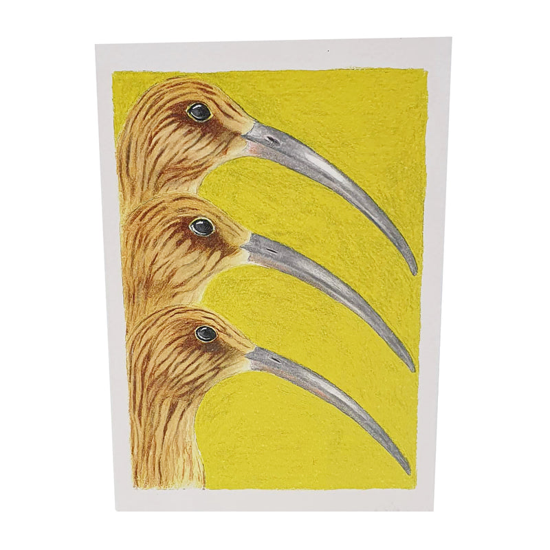 Curlews greeting card