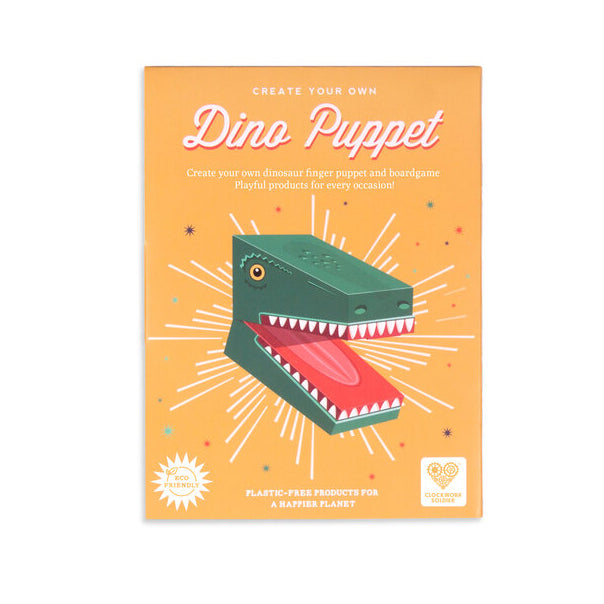 Create your own Dino finger puppet