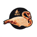 Embroidery bird patches