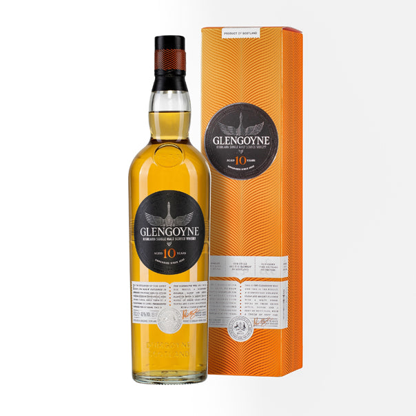 Glengoyne 10 year single malt scotch whisky
