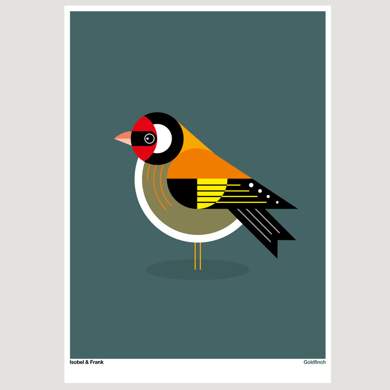 Goldfinch Print Isobel & Frank