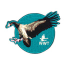 Embroidery bird patches