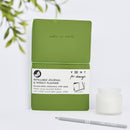 Vent for Change Recycled leather refillable weekly planner