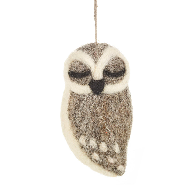 Cute owl Christmas decoration