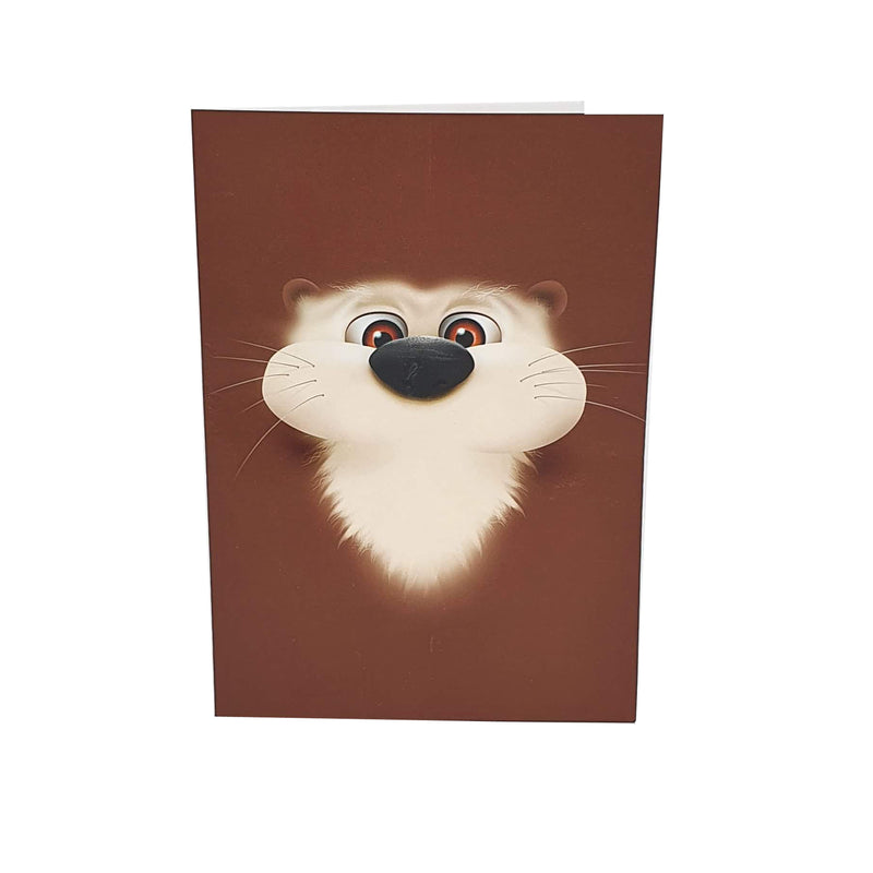 Kevin the Otter greeting card