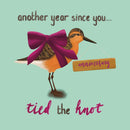 Ellestrations Tied the knot Anniversary card