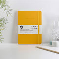Yellow recycled notebook