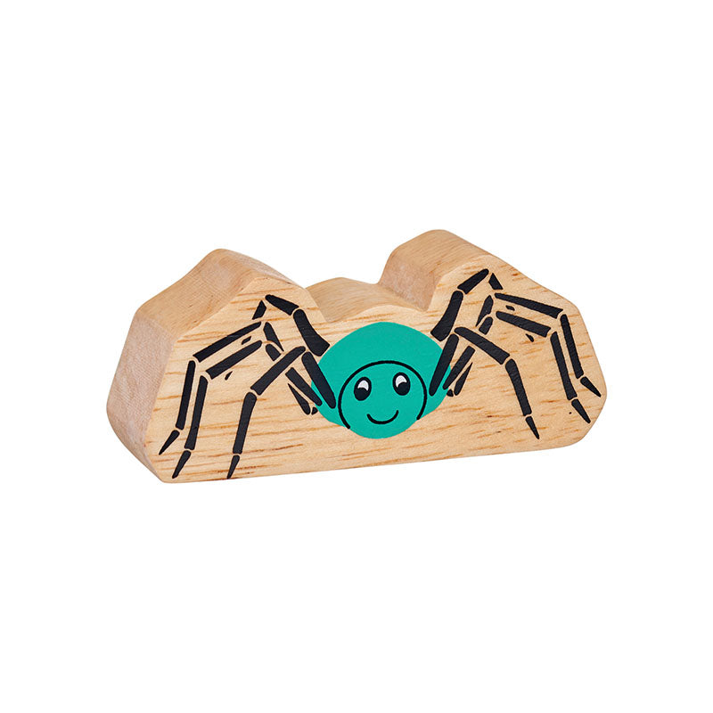 Turquoise spider figure