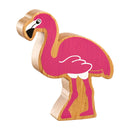 Pink flamingo figure