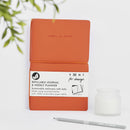 Vent for Change Recycled leather refillable weekly planner