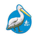 Embroidery bird patches