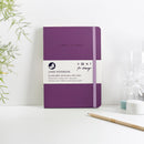 Vent for change A5 recycled leather lined notebook - available in 7 colours