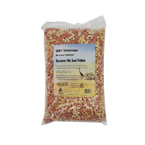 Rainbow mix suet pellets, 1kg