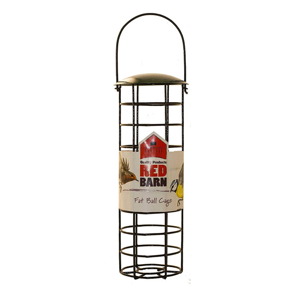 Fat ball cage feeder