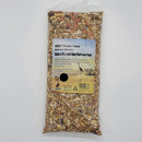 Robin and blackbird giant mealworm feast