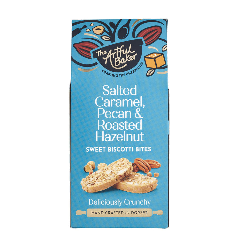 Biscotti bites - Salted Caramel, Pecan & Roasted Hazelnut 100g