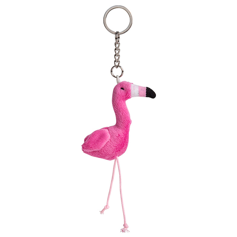 Tiny softies flamingo keyring